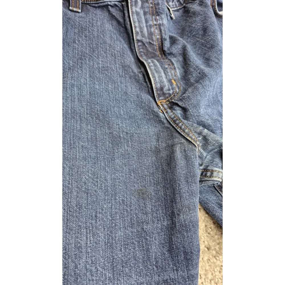 Carhartt‎ Relaxed Fit Blue Jeans Tag 48x30 Workwear Rugged